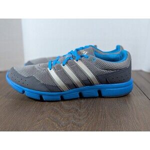 Adidas Breeze 101 Running Shoes Mens 11 D67056 Gray Blue Knit Trainers